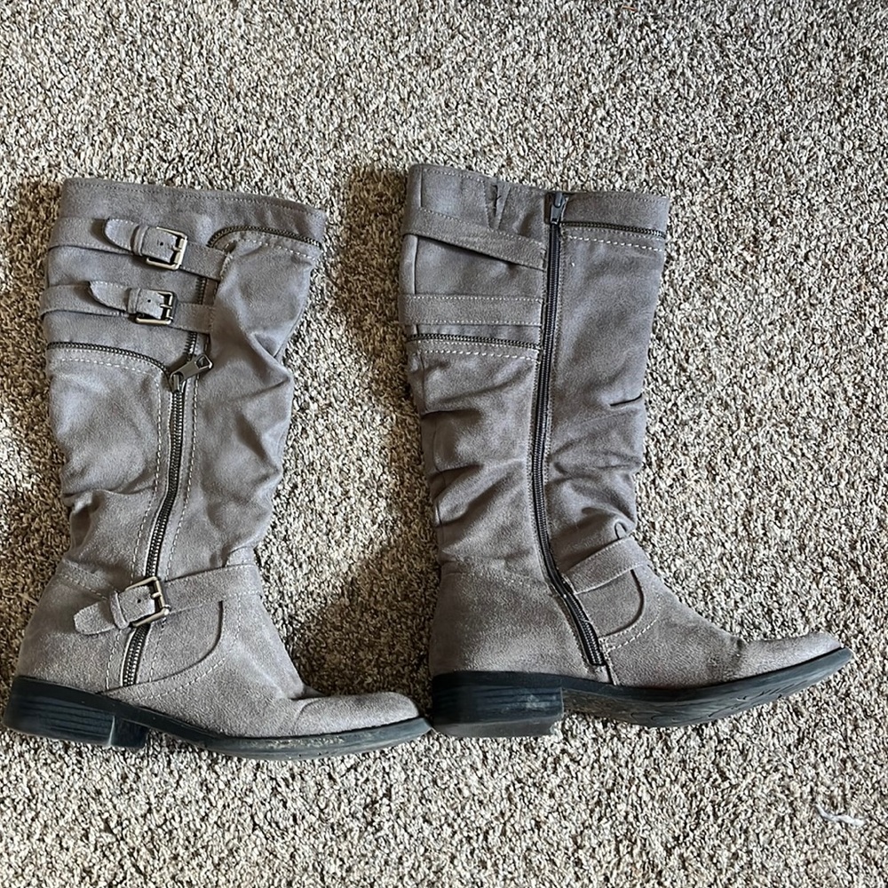 Grey Boots